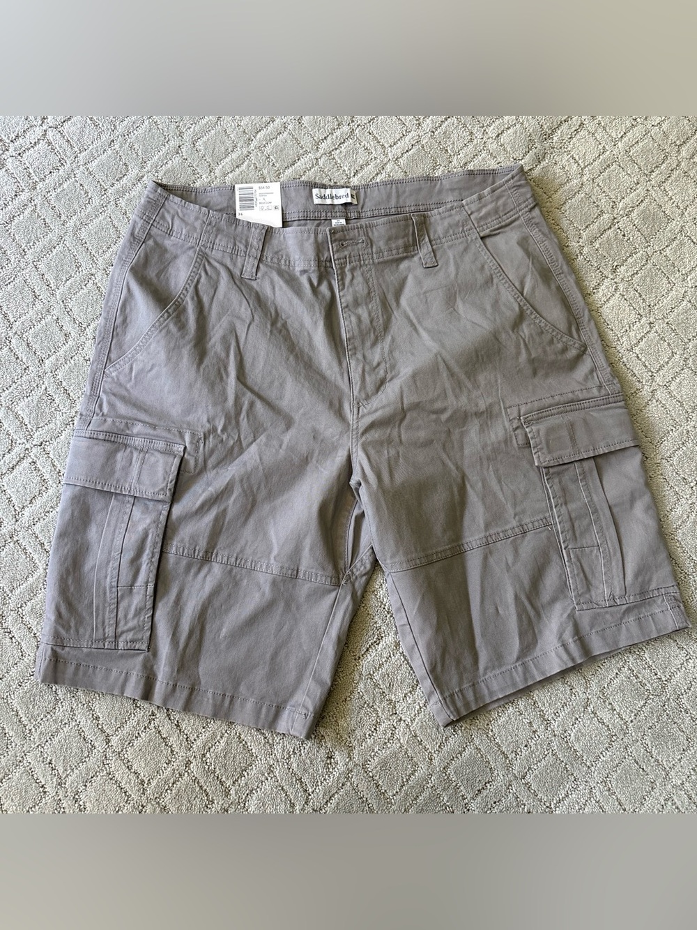 New Men's Cargo Shorts - Gray, size36